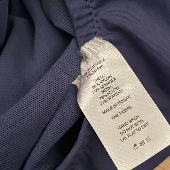 Universal Standard Blue One Piece Bathing Suit Swimsuit Women’s Size 6/8 NEW - Picture 4 of 6